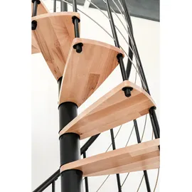 Minka Spindeltreppe Venezia Smart 38 305,5 cm Edelstahl/Holz/PVC/Stahl