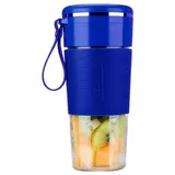 Kpaloft Akku-Smoothie-Maker 300ml Standmixer, USB Smoothie Blender, Kleiner Mixer, 150,00 W, Entsafter, Mini-Mixer, Slush Becher, Slushy Squeeze Cup, Saftextrachor blau