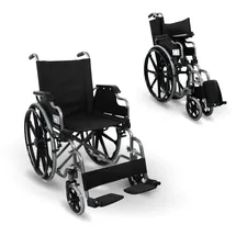 Mobiclinic Giralda Faltrollstuhl schwarz, selbstfahrend, Sitzbreite 43 cm