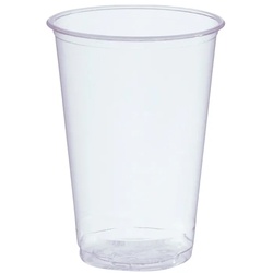 3000x Trinkbecher PLA 200 ml biologisch abbaubar Ø 70,5 mm H 96,4 mm für Kaltgetränke