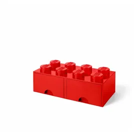 LEGO Aufbewahrungsbox Brick Drawer 8 2-tlg. rot