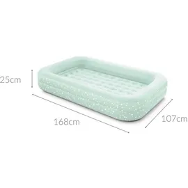 Intex 66810NP Luftbett Kinder (L x 168 x 25 cm - Assorted - 107 x 25cm Grün