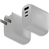 Native Union 67W USB-C PD 3-Port Fast GaN Charger White