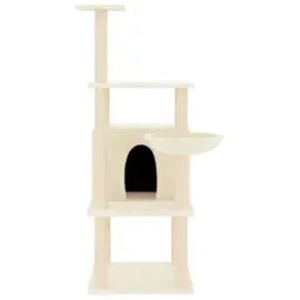 vidaXL Kratzbaum 132 cm creme