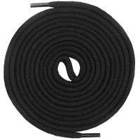 Mount Swiss Schnürsenkel runde Schnürsenkel aus 100% Baumwolle, reißfest, ø 3 mm -4 mm, Längen schwarz 45 cm / Durchmesser 3mm
