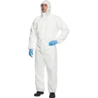 S.T. Dupont DuPont ProShield 20 | Schutzanzug mit Kapuze, Kategorie III, Typ 5 und 6 | Weiß | Größe L