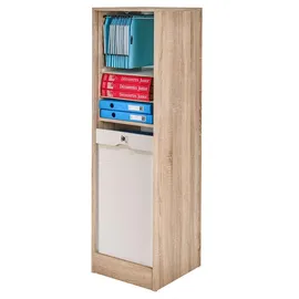 SIMMOB MATHA Aktenschrank 42 x 44 x 141 cm Weiß