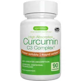 Kurkuma Extrakt ohne Pfeffer, 210g Curcuminoide Äq. zu 8,82g Kurkumawurzel per Kapsel, Curcumin C3 Kapseln mit 300% höherer Absorption, hypoallergen und vegan, 90 Kapsel, von Igennus