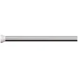 KLEINE WOLKE Federstange für Duschvorhang 125 - 220 cm / Ø 2,1 cm / chrom