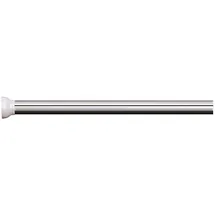 KLEINE WOLKE Federstange für Duschvorhang 125 - 220 cm / Ø 2,1 cm / chrom