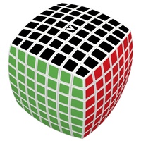 V-Cube 2057007 - Zauberwürfel 7x7x7, magischer Würfel, Magic Cube, Speedcube, Knobelspiel für Erwachsene und Kinder ab 6 Jahren, gewölbt