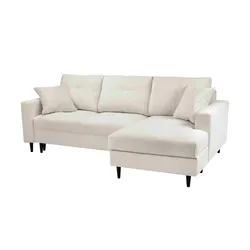 Schlafsofa mit Schlaffunktion Venice , creme , Maße (cm): B: 230 H: 92 T: 147