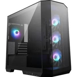 MSI MAG PANO M100R PZ Midi Tower Gaming Gehäuse, Echtglas Seitenfenster, Schwarz