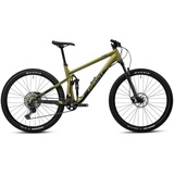 Ghost Mountainbike »Riot Trail AL«, 12 Gang, Shimano, XT RD-M8100 Schaltwerk, Kettenschaltung, für Damen und Herren, Kettenschaltung, grün, schwarz 42 cm