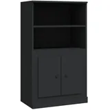 vidaXL Highboard Schwarz 60x35,5x103,5 cm Holzwerkstoff