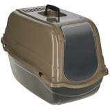 Kerbl Pet Katzentoilette Emma Eco braun/schwarz, 57x39x41 cm