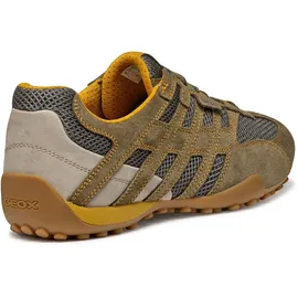 GEOX Snake Original A Sneaker, Military/Dk Grey, 47