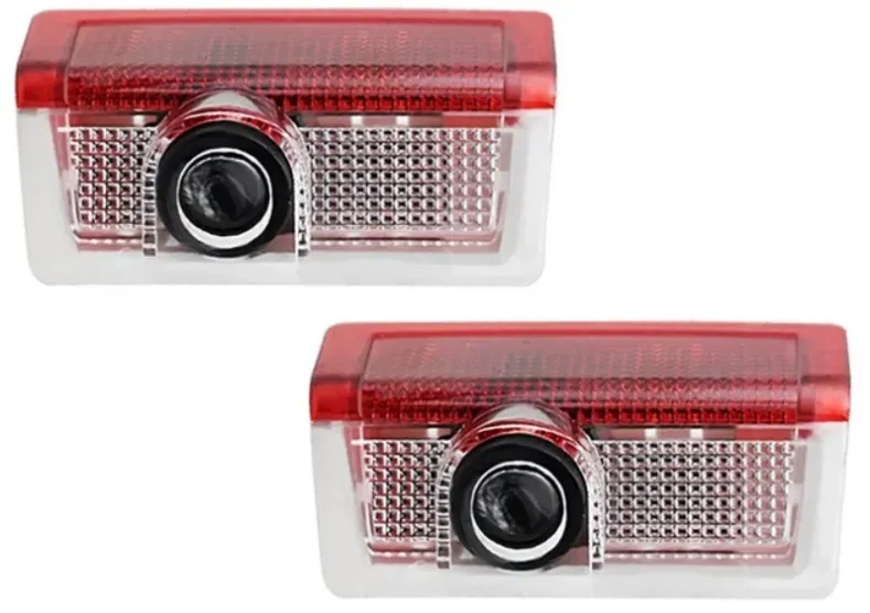 LED-Türprojektoren mit Logo, 2er-Set für Mercedes A-, B-, C-, E- und G‐Klasse