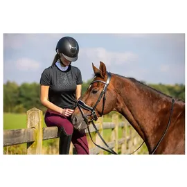 Bieman de Haas BR Reithelm Lambda Glitter (53/55, - Schwarz-Gunmetall - 53-55