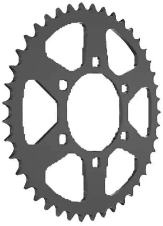 Afam 16606 Hinterradritzel - Silver - 45t