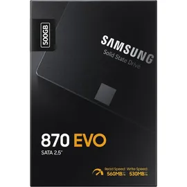 Samsung 870 EVO 500 GB 2,5" MZ-77E500B/EU