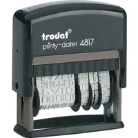 Trodat Textstempel Französisch Datum 4,7 x 0,38 cm Schwarz