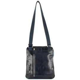 Piquadro Blue Square Umhängetasche Leder 21 cm blau