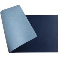 Exacompta 29124E Schreibtischunterlage Kunstleder (Polyurethan) (PU) Blau, Hellblau