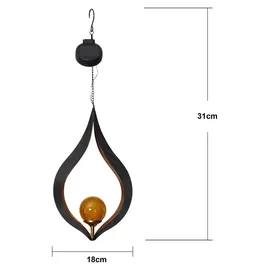 STAR Windspiel 32 x 18 x 7 cm Schwarz