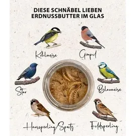 dehner natura premium Erdnussbutter mit Mehlwürmern 8 x 340 g