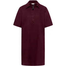 Cecil Blusenkleid Knielang Unifarben Rot 46