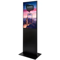 Showdown Displays StreamLine Digitale Infostele Mit 43" Samsung-Bildschirm Schwarz