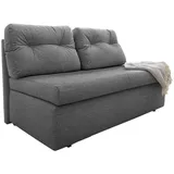 luma-home schönes für dein zuhause luma-home Schlafsofa Dunkelgrau, Textil, 2-Sitzer, Füllung: Schaumstoff, einzeln stellbar,Rechteckig, 136x86x85 cm, Wohnzimmer, Sofas & Couches, Schlafsofas