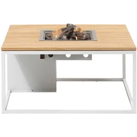 Cosi Feuertisch Cosiloft Ø 100 cm Weiß/Teak