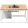 Cosi Feuertisch Cosiloft Ø 100 cm Weiß/Teak