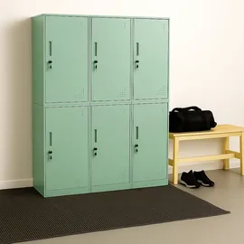 Mendler HWC-P63 Spind 90x38x45cm mintgrün