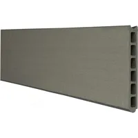 GroJa Solid Einzelprofil Steckzaun 15 cm x 180 cm Grau