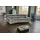 KAWOLA Big Sofa NERLA Stoff Velvet Silber