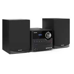 Sharp XL-B517D, Heim-Audio-Mikrosystem, Schwarz, 1 Disks, 45 W, Voller Bereich,