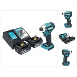 Makita Makita, Bohrmaschine + 2x Akku 3,0 Ah + Ladegerät