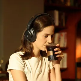 Tronsmart SOUNFII Q20S Hybrid ANC Kabellose Kopfhörer aktiver Geräuschunterdrückung - Schwarz