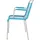 Fiam Mya Spaghetti Stapelsessel 57 x 52 x 85 cm petrol