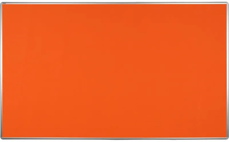 Textiltafel ekoTAB mit Alurahmen, 2000 x 1200 mm, orange