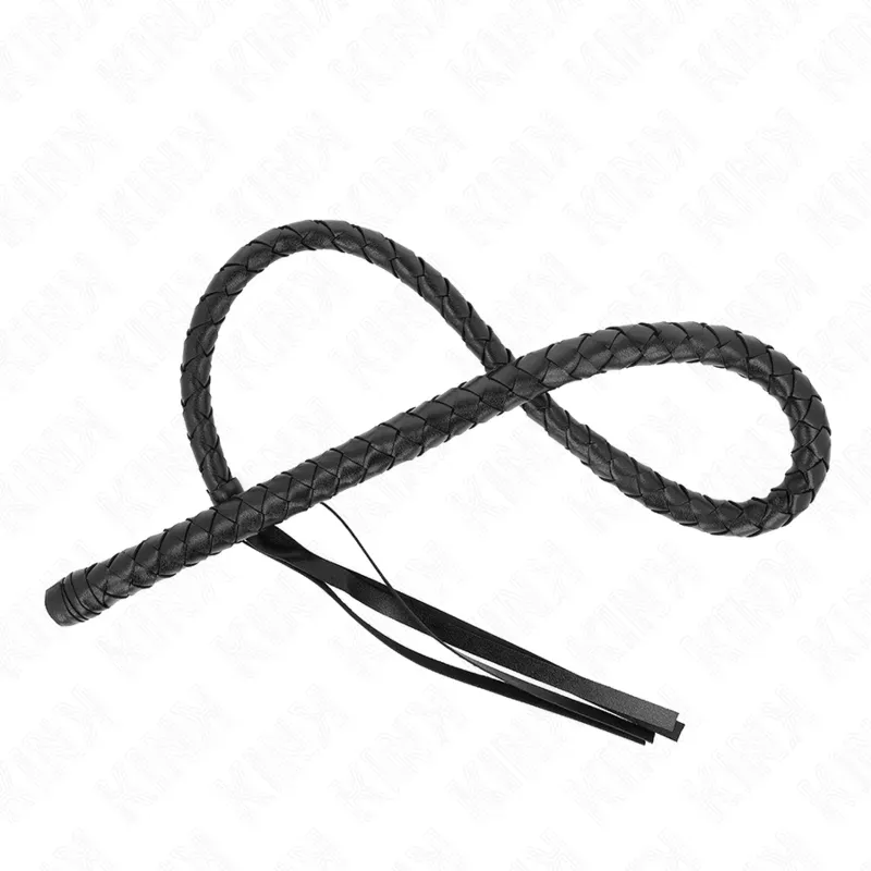 KINK  Lange Peitsche mit Perlen 110 cm