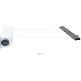 Relaxdays Wandtrockner 20,8 m grau/weiß