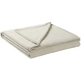 Kuscheldecke Kuschelsoft 150 x 200 cm Polyacryl Beige Sand