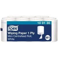 TORK Advanced Mehrzweck-Papierwischtücher Mini M1, Innenabrollung Weiß 11 Rollen
