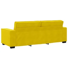 vidaXL 3-sitzer-sofa Gelb 180 cm Samt