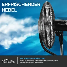 Tronitechnik SV05 40 cm Standventilator schwarz inkl. Oszillation