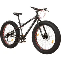 26 Zoll Galano Fatman 4.0 Zoll FAT TYRE Fatbike, Farbe:Schwarz